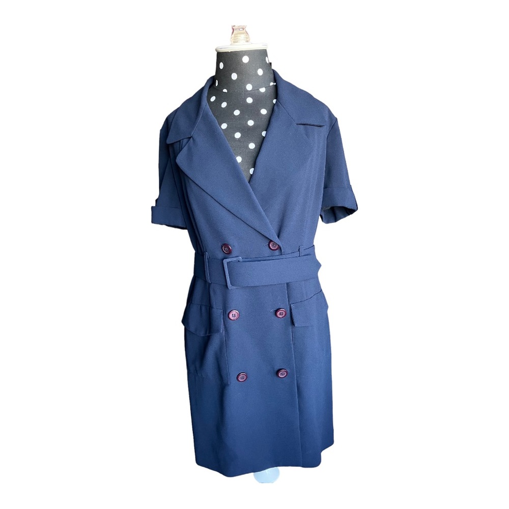 Vintage Casual Corner Navy Style Coat Size 6